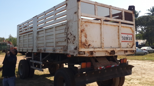 ขายด่วนลูกพ่วงสองเพลาดั้มปี46สภาพพร้อมใช้ราคาเบาๆโทร0843923995