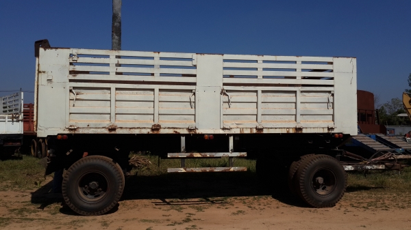 ขายด่วนลูกพ่วงสองเพลาดั้มปี46สภาพพร้อมใช้ราคาเบาๆโทร0843923995