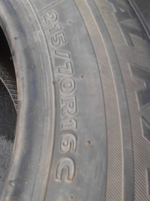 215/70R16 HANKOOK RADIAL RA08 ปี2013 ชุด 4 เส้น TEL.081-427-3941