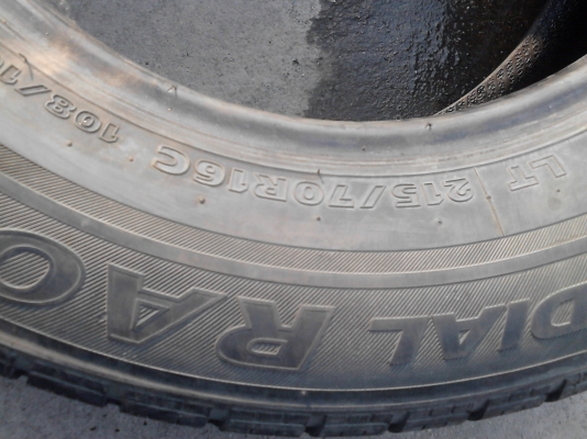 215/70R16 HANKOOK RADIAL RA08 ปี2013 ชุด 4 เส้น TEL.081-427-3941