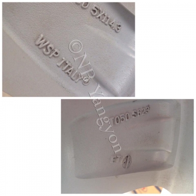 ล้อแม็ก Toyota Wsp Italy ขอบ 17  5รู 114