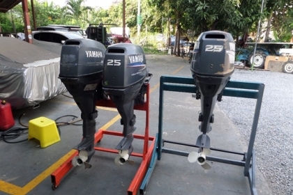 ขาย เครื่องเรือ YAMAHA 25 แรง 4 จังหวะ เครื่องติดง่ายเดินดี สภาพพร้อมใช้ ตอนนี้มี 3 ตัว ราคา 55,000  58,000  65,000