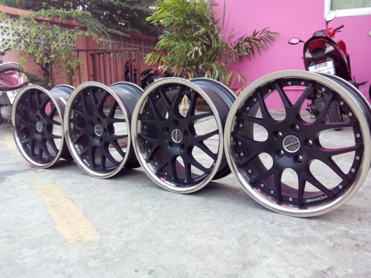 Vip 18 5รู114.3กว้าง8"ขอบเลส เดิมๆ  Et 43