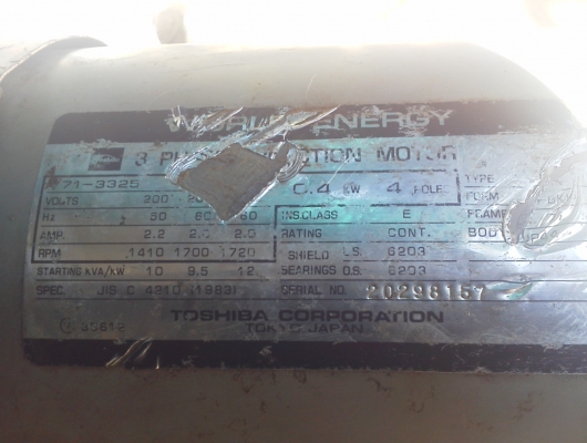 (มีVDOทดสอบให้ดู)มอเตอร์TOSHIBAพร้อมต่อกับเกียร์ทดของ ญี่ปุ่น ขนาด 1/2 แรงม้าทดรอบแล้วหมุนที่ 90 รอบต่อนาที (มีVDOทดสอบให้ดู)มอเตอร์TOSHIBAพร้อมต่อกับเกียร์ทดของ ญี่ปุ่น ขนาด 1/2 แรงม้าทดรอบแล้วหมุนที่ 90 รอบต่อนาที