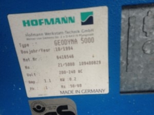 เครื่องถ่วงล้อเยอรมัน