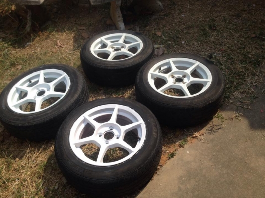 ล้อ P-1 ก้านตรง ขอบ15 พร้อมยาง ไม่คด ไม่ดุ้ง พร้อมส่งทั่วไทย ถูกๆไปเลยจ้า