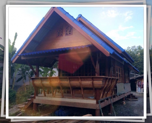 บ้านน็อกดาวน์งานสวยไม้แท้สด-ผ่อน