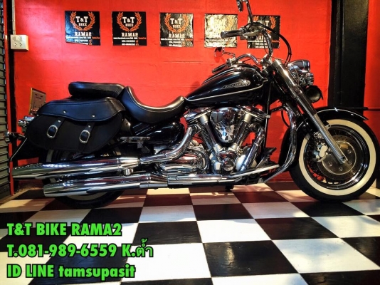 T&amp;T BIKE RAMA2 ขายด่วนเพียง 289000฿YAMAHA ROAD STAR 1600 โฉมปี 2004 ทะเบียนโอนนอก ภาษีพรบ.58เอกสารพร้อม