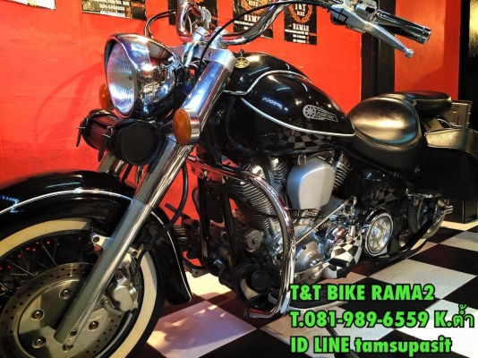 T&amp;T BIKE RAMA2 ขายด่วนเพียง 289000฿YAMAHA ROAD STAR 1600 โฉมปี 2004 ทะเบียนโอนนอก ภาษีพรบ.58เอกสารพร้อม