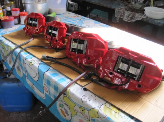 เบรคซิ่ง 3UZ 4port หน้า หลัง พร้อมจานเบรค