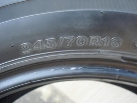 ยาง BRIGESTON DULER 245 70 16 ปี 11 ดอกหนาๆ 4 เส้น ยาง BRIGESTON DULER 245 70 16 ปี 11 ดอกหนาๆ 4 เส้น