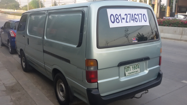 toyota Hiace รถตู้บรรทุก  081-2746170