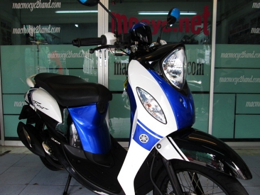 Fino i ลายสปร์อต  สีขาวนํ้าเงิน รถเดือน ตุลาคม ปี 56 ไมล์ 9 พันโล แถม 2 รายการ 25900