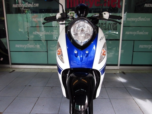 Fino i ลายสปร์อต  สีขาวนํ้าเงิน รถเดือน ตุลาคม ปี 56 ไมล์ 9 พันโล แถม 2 รายการ 25900