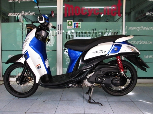 Fino i ลายสปร์อต  สีขาวนํ้าเงิน รถเดือน ตุลาคม ปี 56 ไมล์ 9 พันโล แถม 2 รายการ 25900