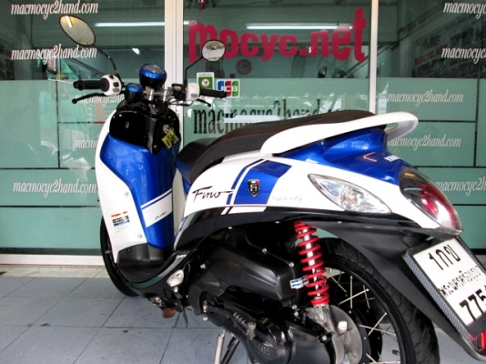 Fino i ลายสปร์อต  สีขาวนํ้าเงิน รถเดือน ตุลาคม ปี 56 ไมล์ 9 พันโล แถม 2 รายการ 25900
