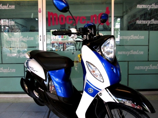 Fino i ลายสปร์อต  สีขาวนํ้าเงิน รถเดือน ตุลาคม ปี 56 ไมล์ 9 พันโล แถม 2 รายการ 25900