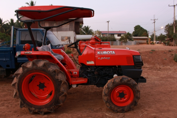 KUBOTA L3408 พร้อมผาน 6 ตราช้าง พร้อมใช้งาน