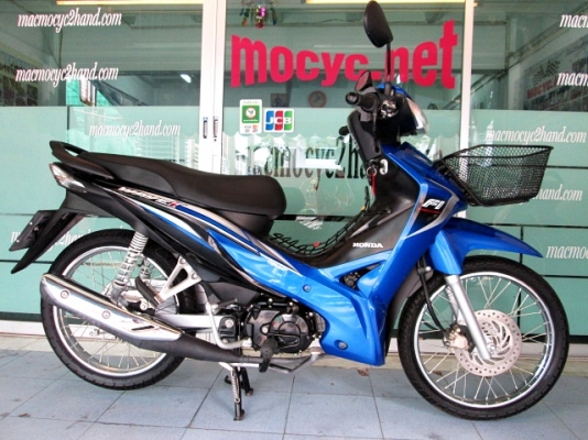 wave 110 i (สตาร์ทมือ) สีนํ้าเงินดำ รุ่นใหม่ ลายใหม่ล่าสุดโฉมปัจจุบัญ รถเดือน ม.ค. ปี57 ไมล์ 3 พันโล รถใหม่ๆ แถม 2 รายการ 30900