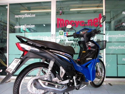 wave 110 i (สตาร์ทมือ) สีนํ้าเงินดำ รุ่นใหม่ ลายใหม่ล่าสุดโฉมปัจจุบัญ รถเดือน ม.ค. ปี57 ไมล์ 3 พันโล รถใหม่ๆ แถม 2 รายการ 30900