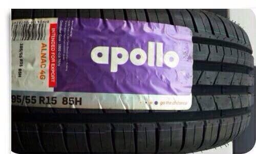 ยางใหม่ทุกเส้น 195-55-15  Apollo ปี 14