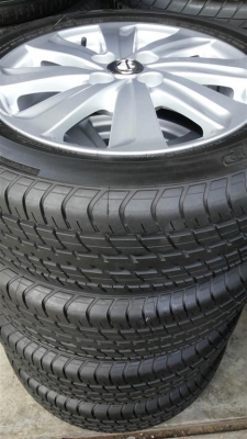 ล้อถอดป้ายแดง All New Vios Yaris พร้อมยาง dunlop 185 60 15 ปี2014