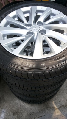 ล้อแม็กซ์ mitsu attrage ถอดป้ายแดง  185 55 15