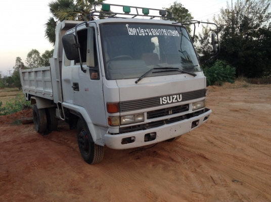 ขาย 6 ล้อดั้ม ISUZU ROCKY 195 FRR32DB เครื่อง 6HE1 (195) แรง เครื่องเดิม เกียร์เดิม Fหน้าหลัง พาเวอร์ ทริฟฟี่ ภาษีเต็ม พร้อมโอน พร้อมใช้