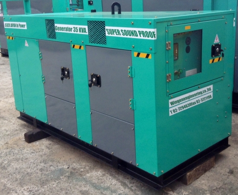 เครื่องปั่นไฟขนาด 35/45 Kva.ISUZU รับประกัน 12 เดือน