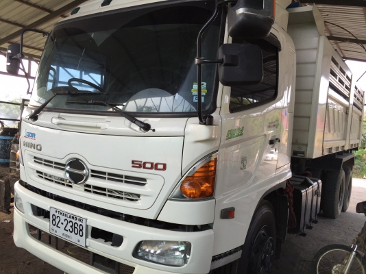 (ยังไม่ขายที)ขายดาวน์...251 แรงดั้ม HINO FM8JNLD รถ ธ.ค.2555 ใช้งานแค่ 13200 กม.รถไม่เคยบรรทุกดิน บรรทุกถังน้ำยางสด..วิ่งใกล้วันละหน