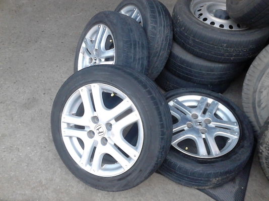 แม๊ก HONDA พร้อมยาง 185/55R15 BRIDGEATONE TURANZA TEL.081-427-3941 แม๊ก HONDA พร้อมยาง 185/55R15 BRIDGEATONE TURANZA TEL.081-427-3941