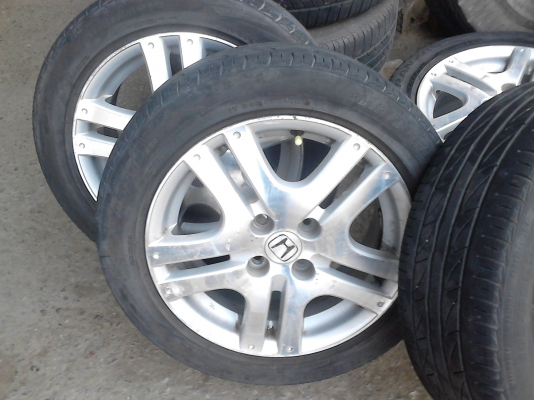แม๊ก HONDA พร้อมยาง 185/55R15 BRIDGEATONE TURANZA TEL.081-427-3941 แม๊ก HONDA พร้อมยาง 185/55R15 BRIDGEATONE TURANZA TEL.081-427-3941