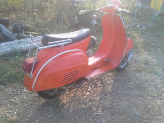 ขาย  vespa  อินเดีย เครื่องดีแต่จอดนาน nobook