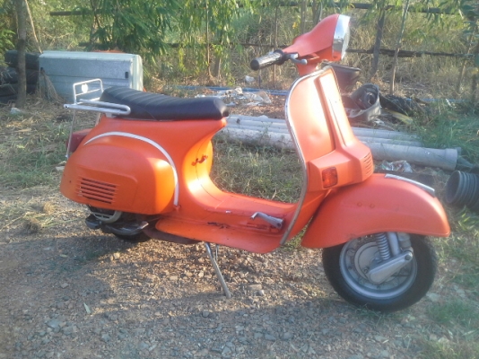 ขาย  vespa  อินเดีย เครื่องดีแต่จอดนาน nobook