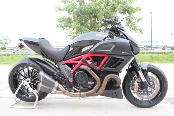 ((รับแลกเทริน))สด-ผ่อน ขาย Ducati Diavel ABS ปี 2012 รถศูนย์ แต่ง-3แสน ทะเบียนแท้ ชุดแต่งเต็มๆ