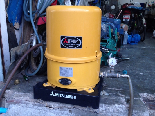 ขายปั้มน้ำอัตโนมัติ mitsubishi 250W สภาพสวยมาก ตรวจเช็คแรงดันเรียบร้อยแล้ว ไม่มีรั่วซึม วิ่งนิ่ม พร้อมใช้งาน