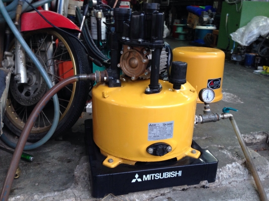 ขายปั้มน้ำอัตโนมัติ mitsubishi 250W สภาพสวยมาก ตรวจเช็คแรงดันเรียบร้อยแล้ว ไม่มีรั่วซึม วิ่งนิ่ม พร้อมใช้งาน