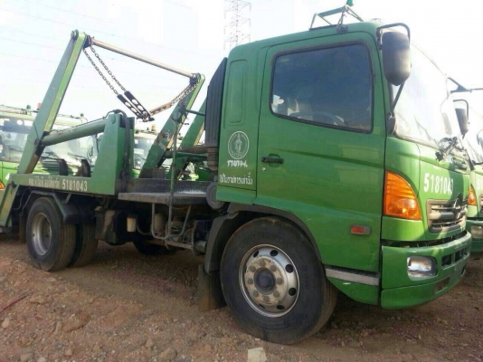ขายรถบรรทุก 6 ล้อใหญ่รถขยะ HINO MEGA 220 แรงม้าปี 2551 มี 40 คันราคาคันละ 700000 จัดไฟแนนซ์ได้เต็ม