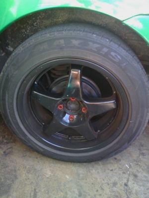 ล้อแม็ก 16 นิ่ว พร้อมยาง แถมน็อตล้อ 4 รู 100  โทร 0955308436