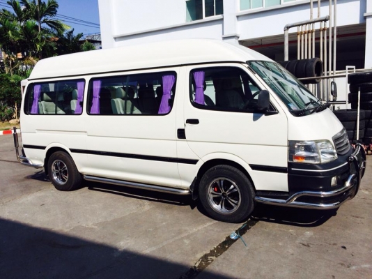 ขายรถตู้หลังคาสุงช่วงยาว ปี04 ดีเซล วีไอพี สีเดิมไม่เคยทำสีทั้งคัน