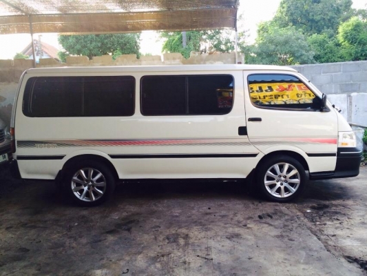 ขายรถตู้หลังคาเตี้ย ตาเพรชแท้ 2เจแก็สหัวฉีด ถังโดนัท พร้อมใช้สวยๆ