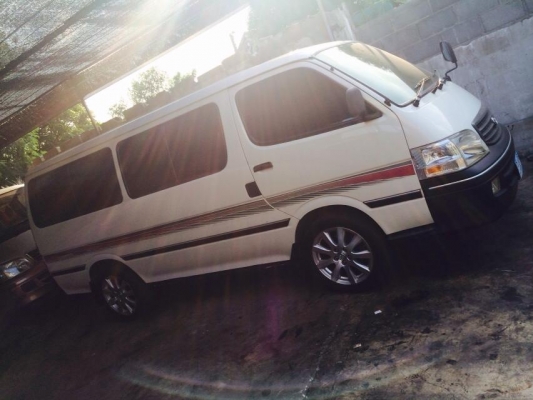 ขายรถตู้หลังคาเตี้ย ตาเพรชแท้ 2เจแก็สหัวฉีด ถังโดนัท พร้อมใช้สวยๆ