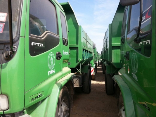 ขายรถบรรทุก 6 ล้อดัมพ์ใหญ่ท้องเรือ ISUZU DECA FTR 220 แรงม้าปี 2550 มี 70 คัน ราคา 800000