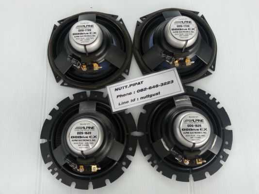 ชุดลำโพงแกนร่วม 6.5 นิ้ว Alpine DDDrive EX เสียงดี สวยๆ Made in Japan