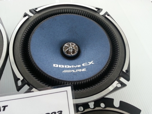 ชุดลำโพงแกนร่วม 6.5 นิ้ว Alpine DDDrive EX เสียงดี สวยๆ Made in Japan