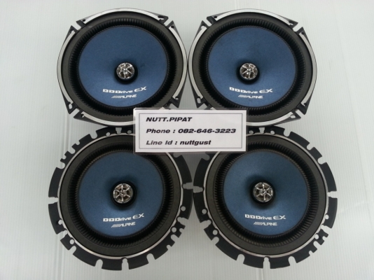 ชุดลำโพงแกนร่วม 6.5 นิ้ว Alpine DDDrive EX เสียงดี สวยๆ Made in Japan