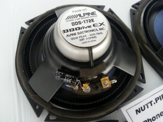 ชุดลำโพงแกนร่วม 6.5 นิ้ว Alpine DDDrive EX เสียงดี สวยๆ Made in Japan