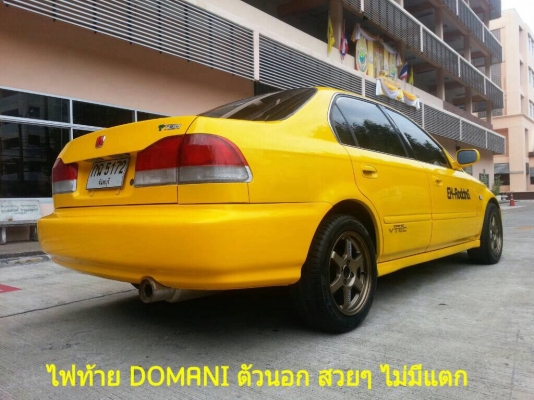 ขายCIVIC EK เครื่องVTEC+MT ติดLPGหัวฉีด ล้อTE37 ดิส4ล้อ กรองSIMOTA ท้ายDOMANI รถสวย มีเสน่ห์คับ