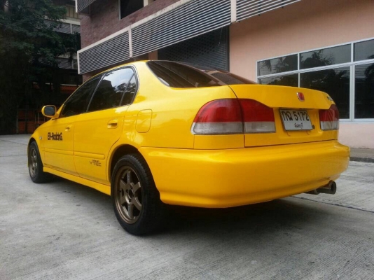 ขายCIVIC EK เครื่องVTEC+MT ติดLPGหัวฉีด ล้อTE37 ดิส4ล้อ กรองSIMOTA ท้ายDOMANI รถสวย มีเสน่ห์คับ