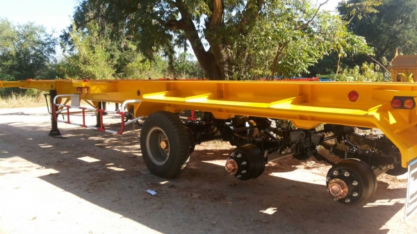 รถเทรลเลอร์ นำลาภ มงคลสยาม หางก้างปลา 40 ฟุต 3เพลานำลาภ ใหม่